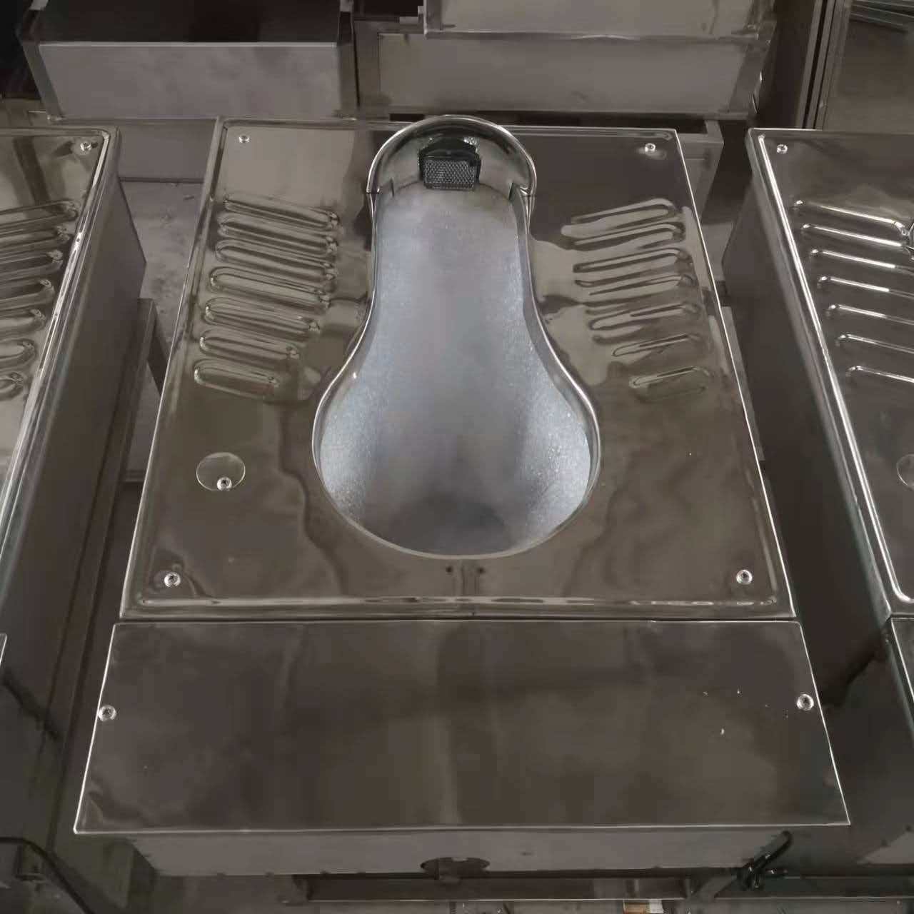 南皮不锈钢水冲蹲便器